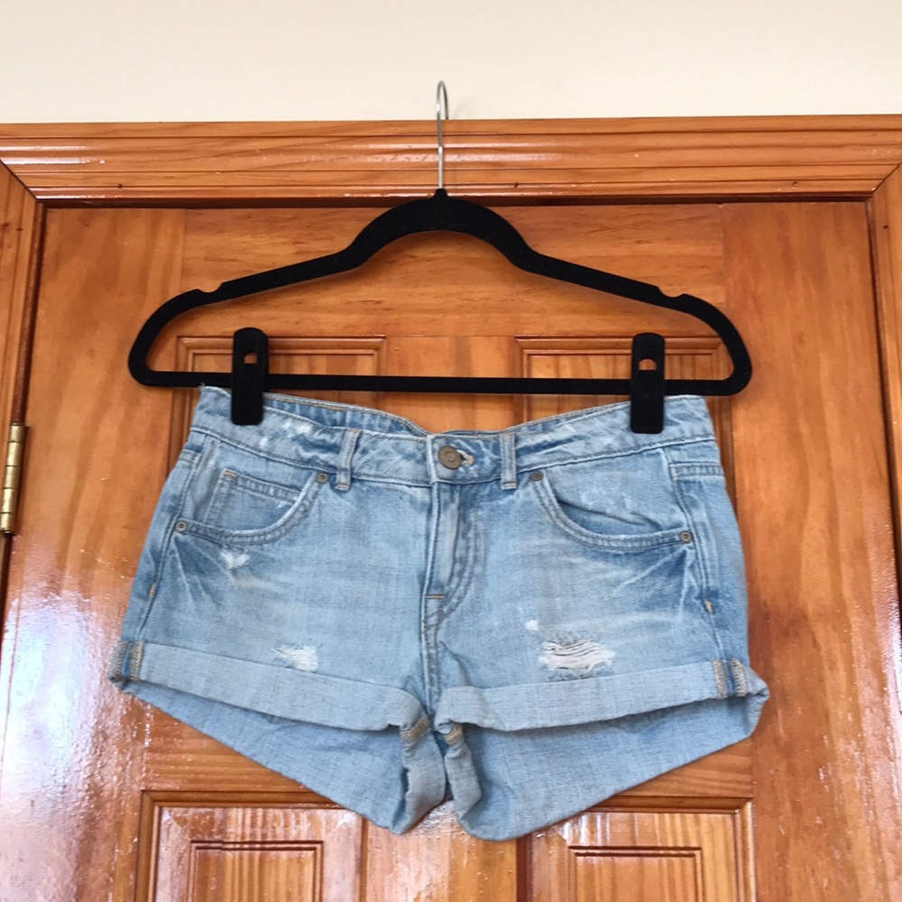 Denim shorts